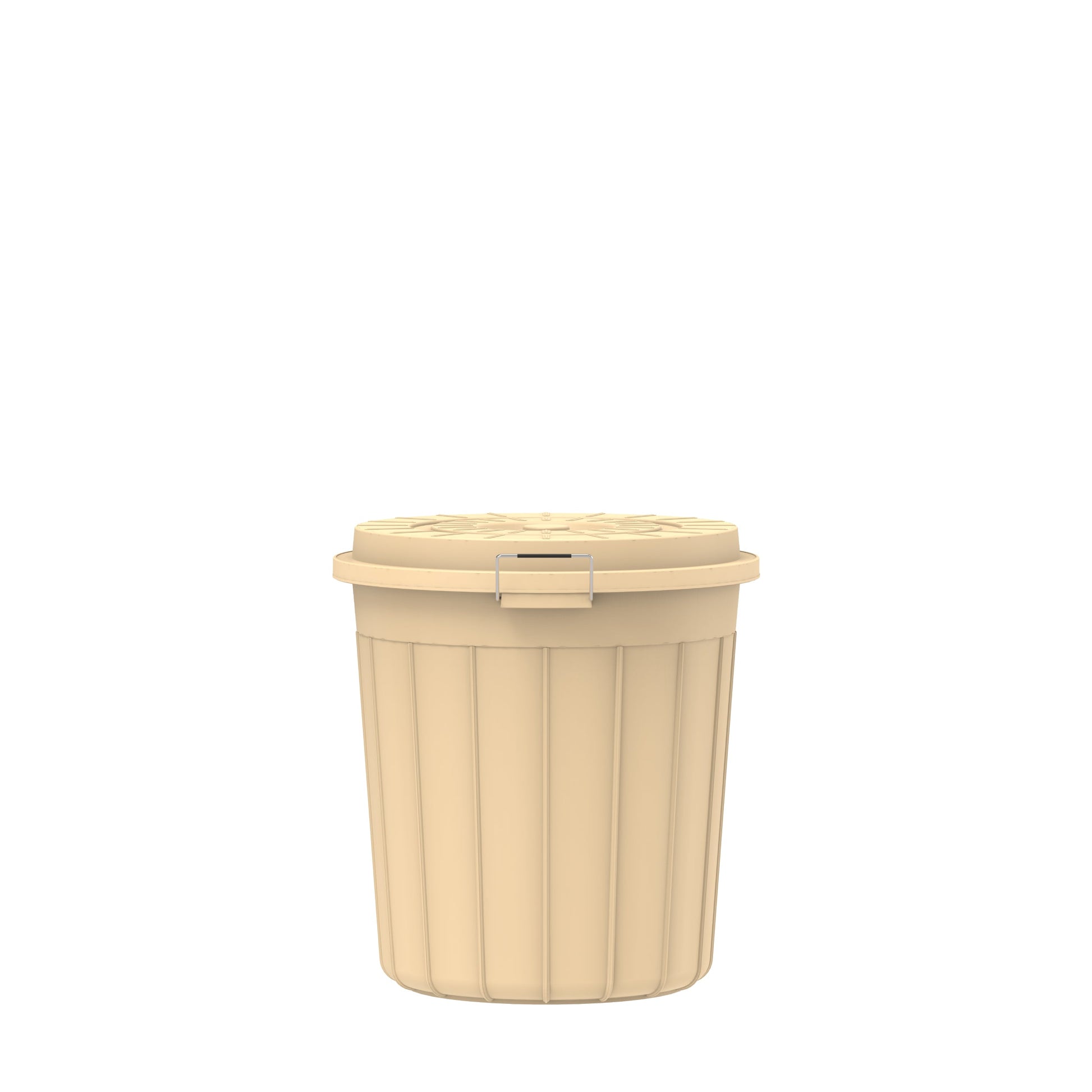 30L Round Plastic Drums with Lid - Cosmoplast Kuwait