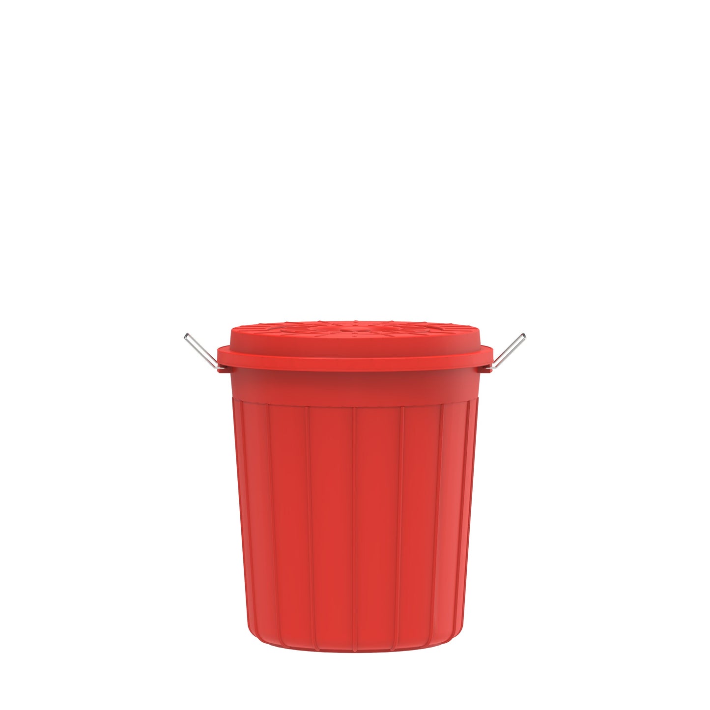 35L Round Plastic Drums with Lid - Cosmoplast Kuwait