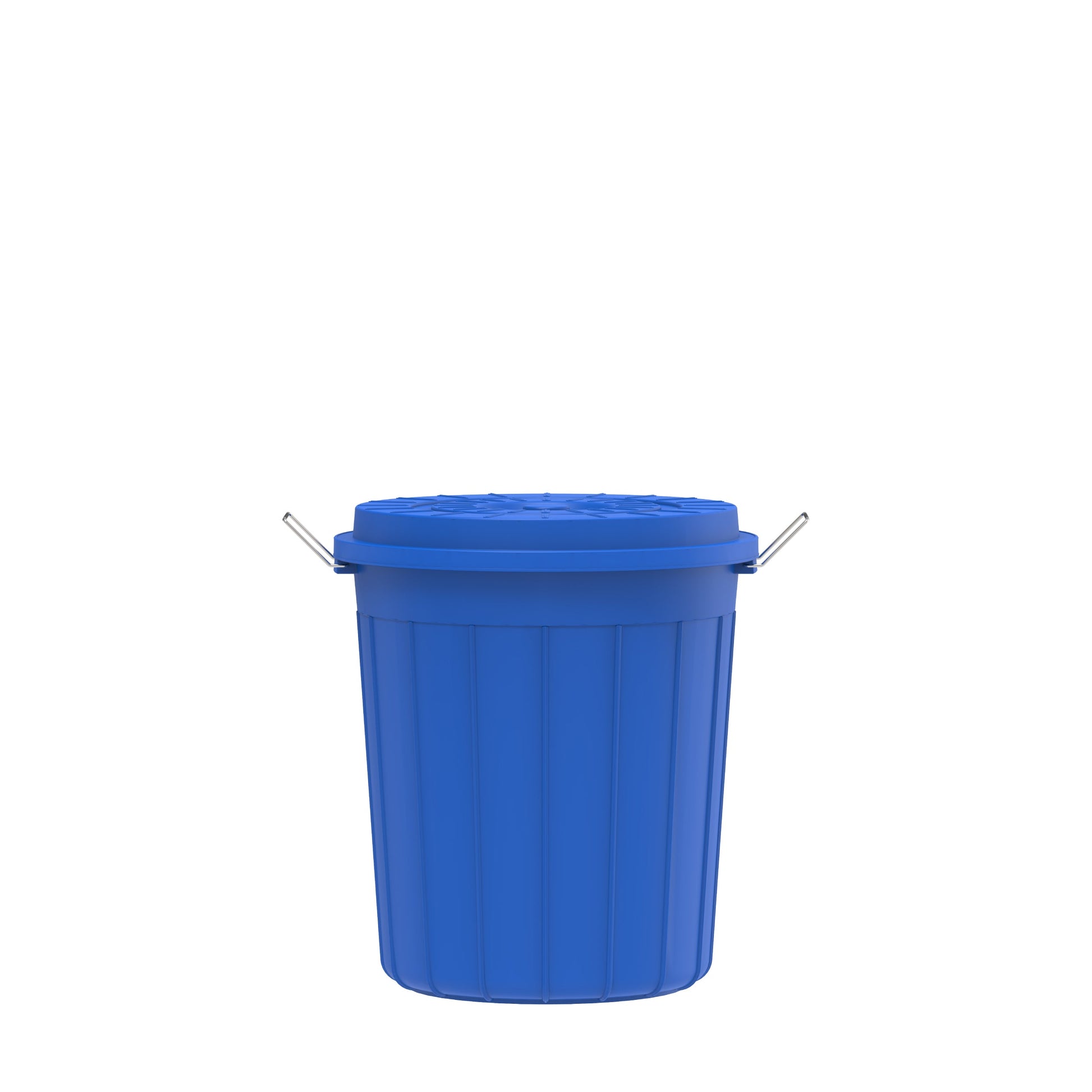 35L Round Plastic Drums with Lid - Cosmoplast Kuwait
