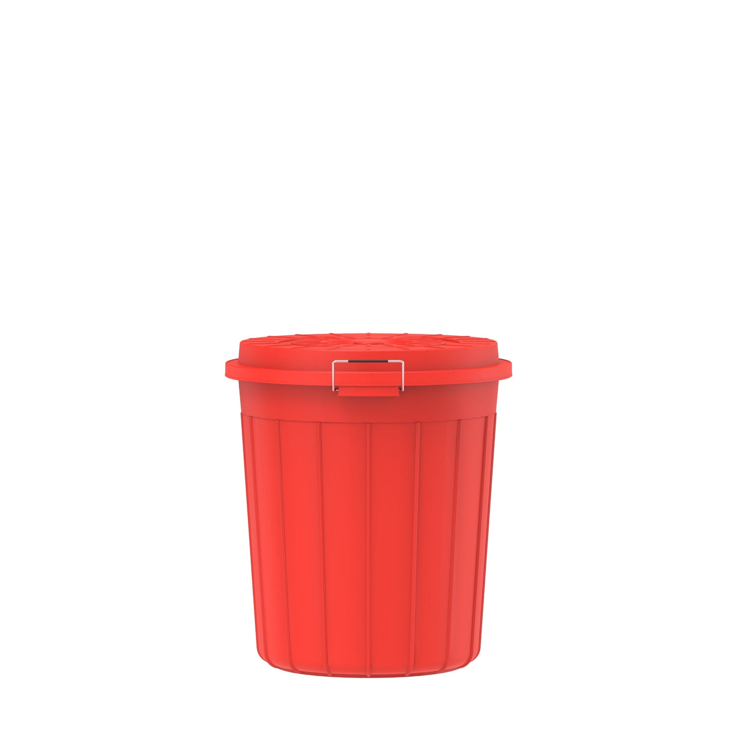 35L Round Plastic Drums with Lid - Cosmoplast Kuwait