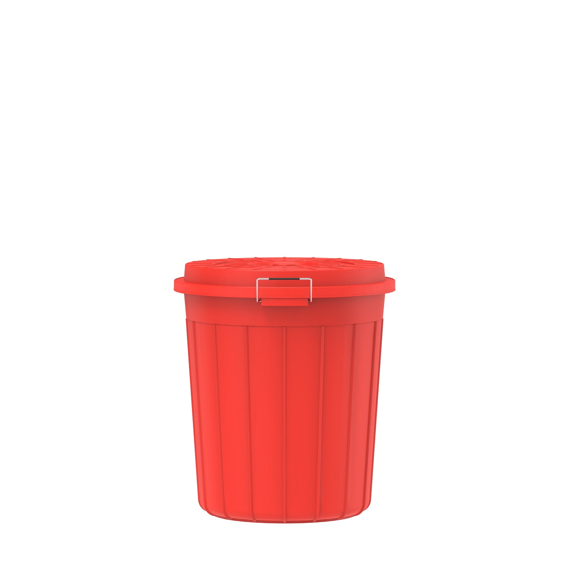 35L Round Plastic Drums with Lid - Cosmoplast Kuwait
