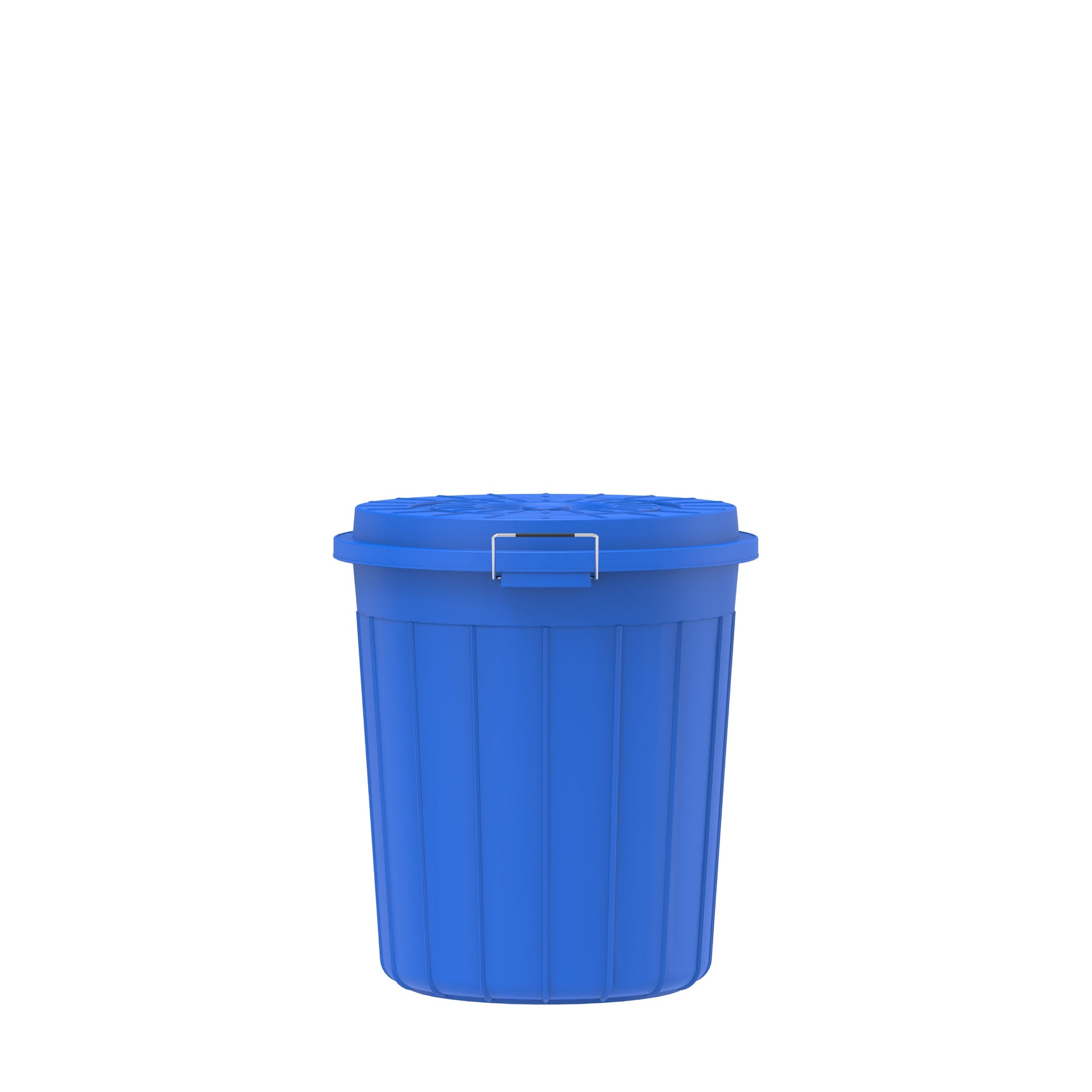 35L Round Plastic Drums with Lid - Cosmoplast Kuwait