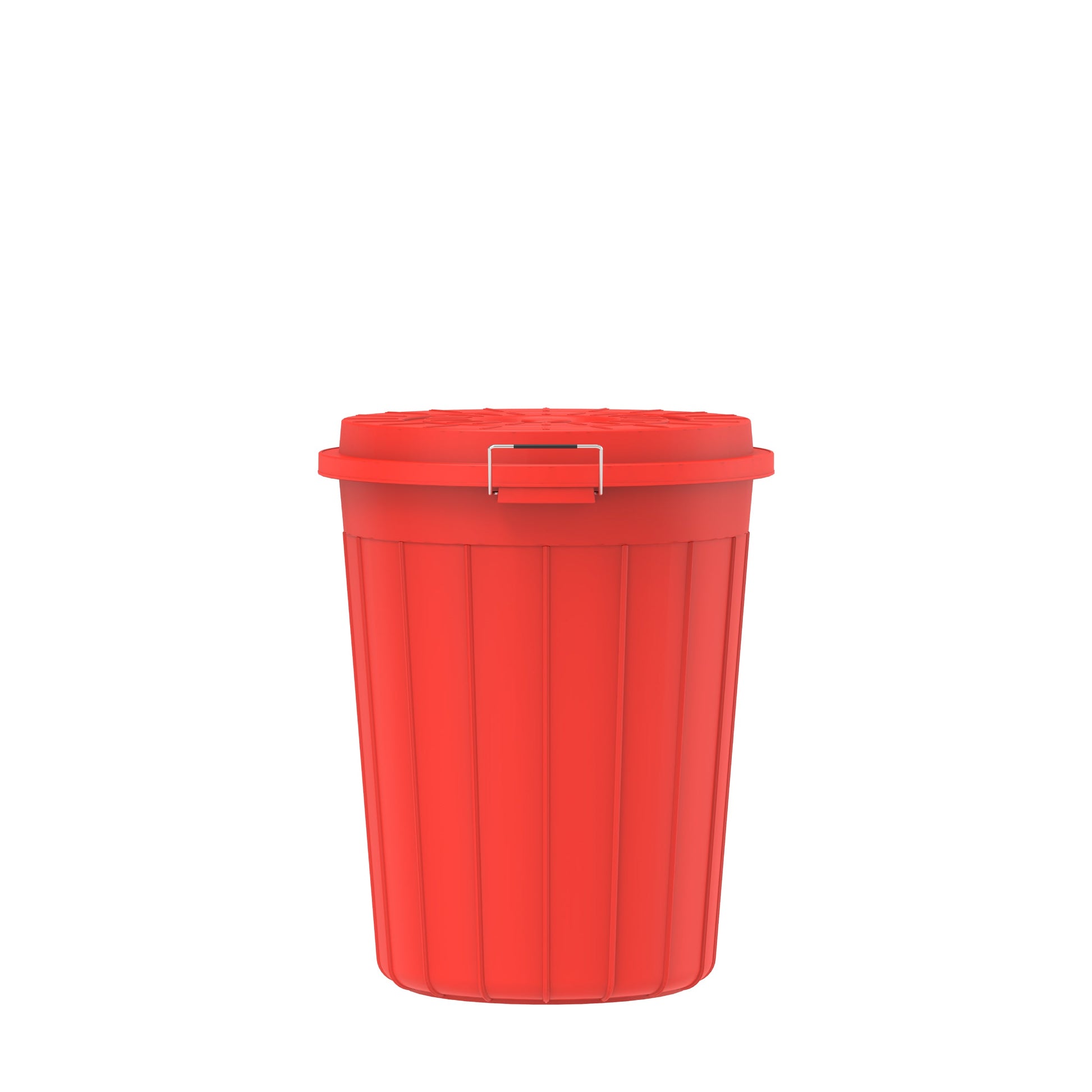 45L Round Plastic Drums with Lid - Cosmoplast Kuwait