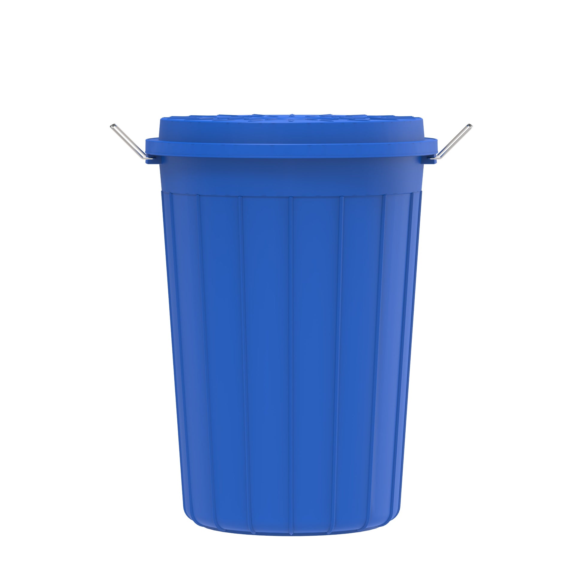 80L Round Plastic Drum with Lid - Cosmoplast Kuwait