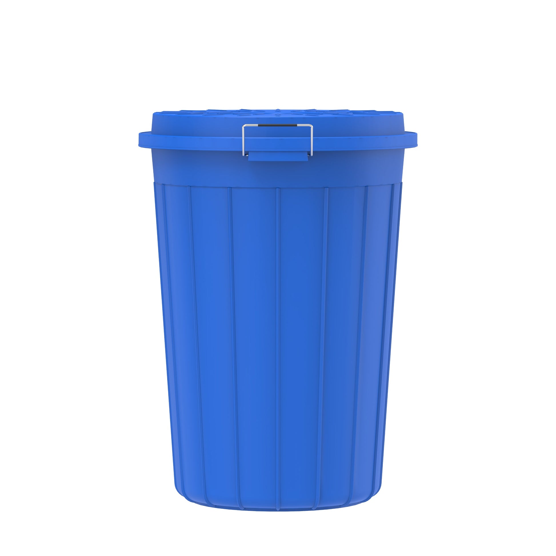 80L Round Plastic Drum with Lid - Cosmoplast Kuwait