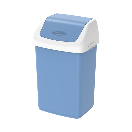 20L Flip-top Waste Bin with Swing Lid - Cosmoplast Kuwait