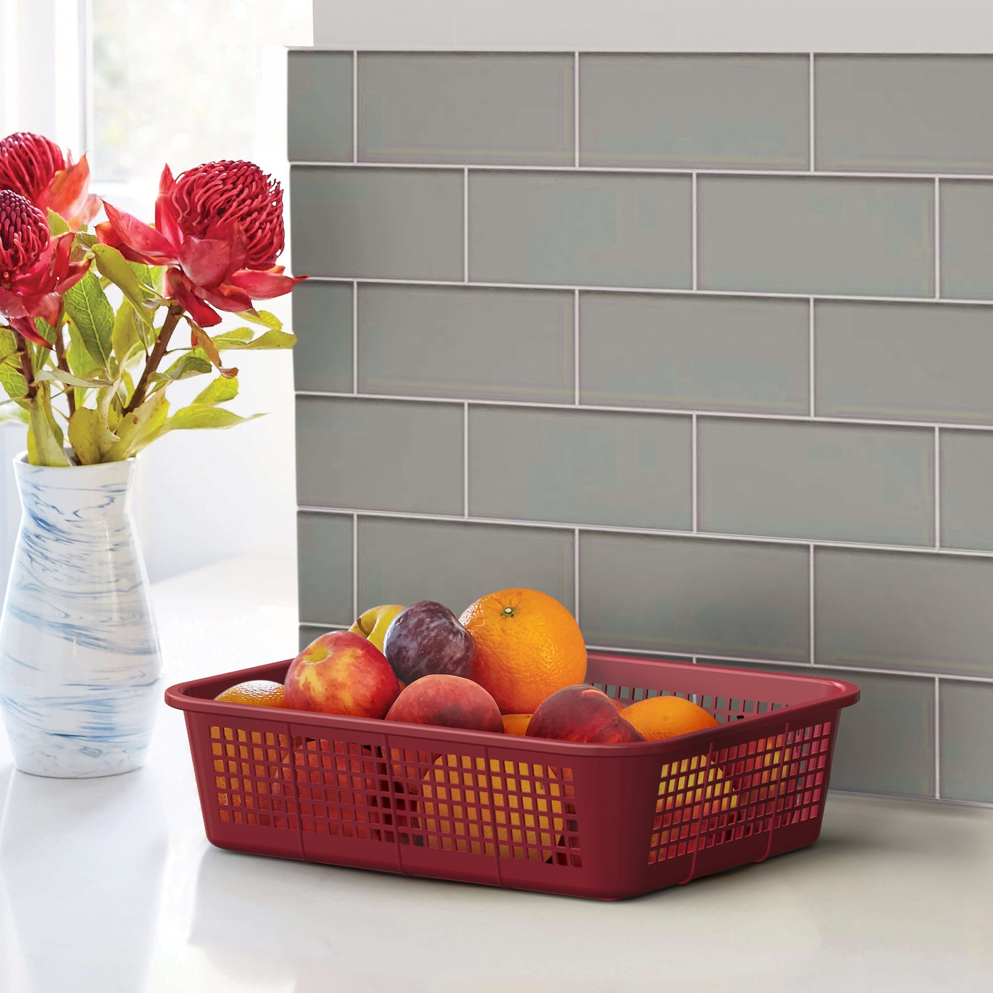 Small Fruit Tray Storage Basket - Cosmoplast Kuwait