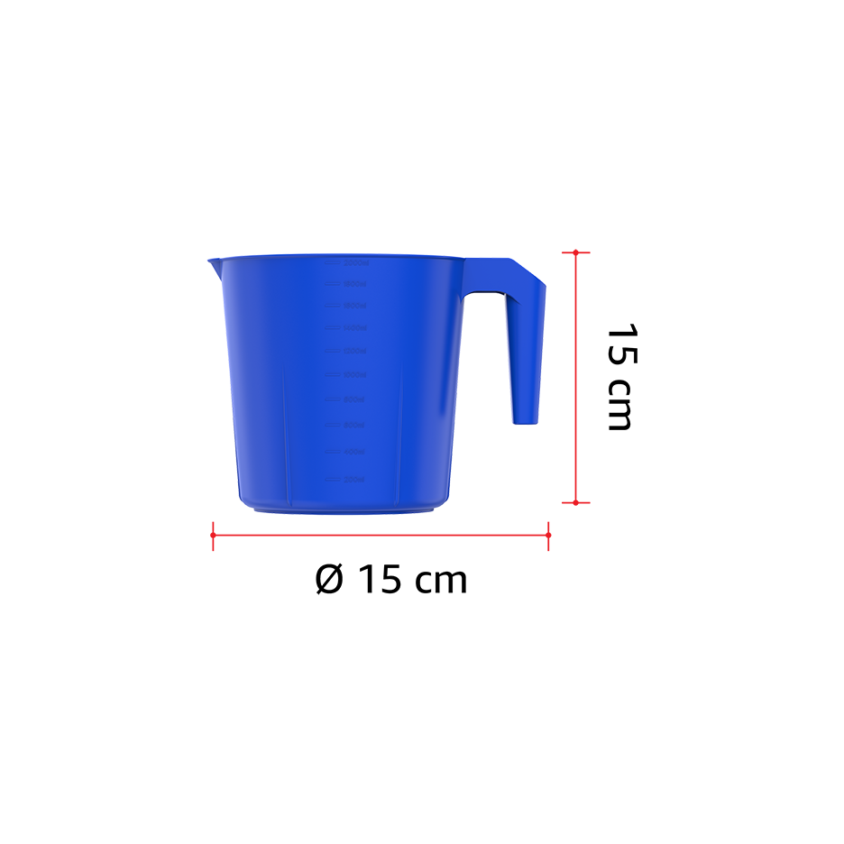 2L Plastic Mug - Cosmoplast Kuwait
