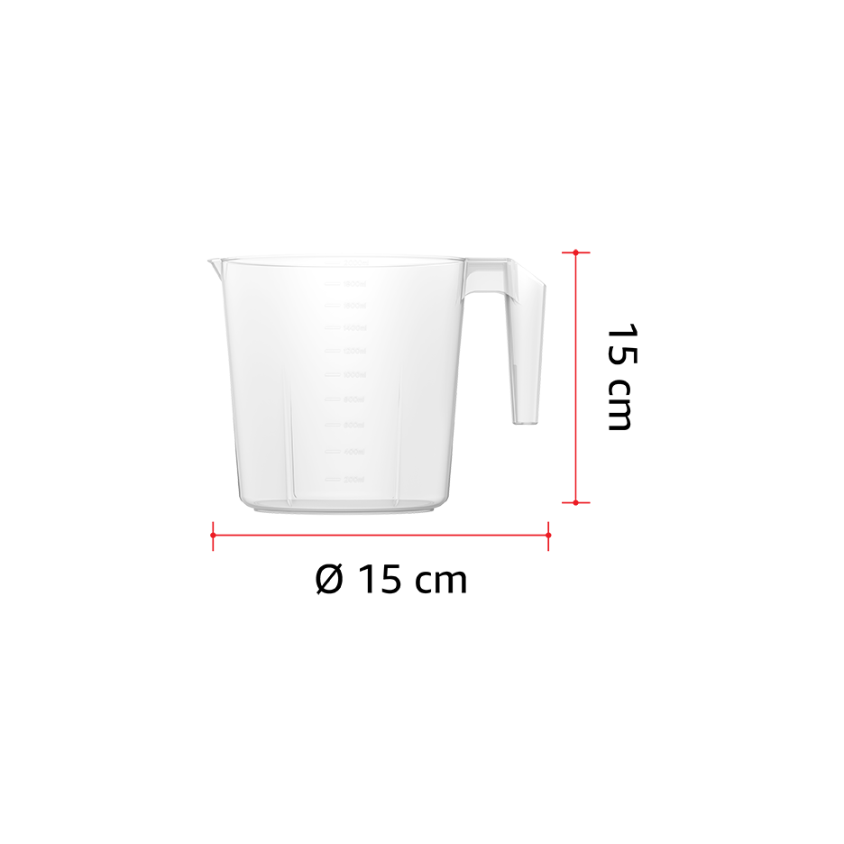 2L Plastic Mug - Cosmoplast Kuwait