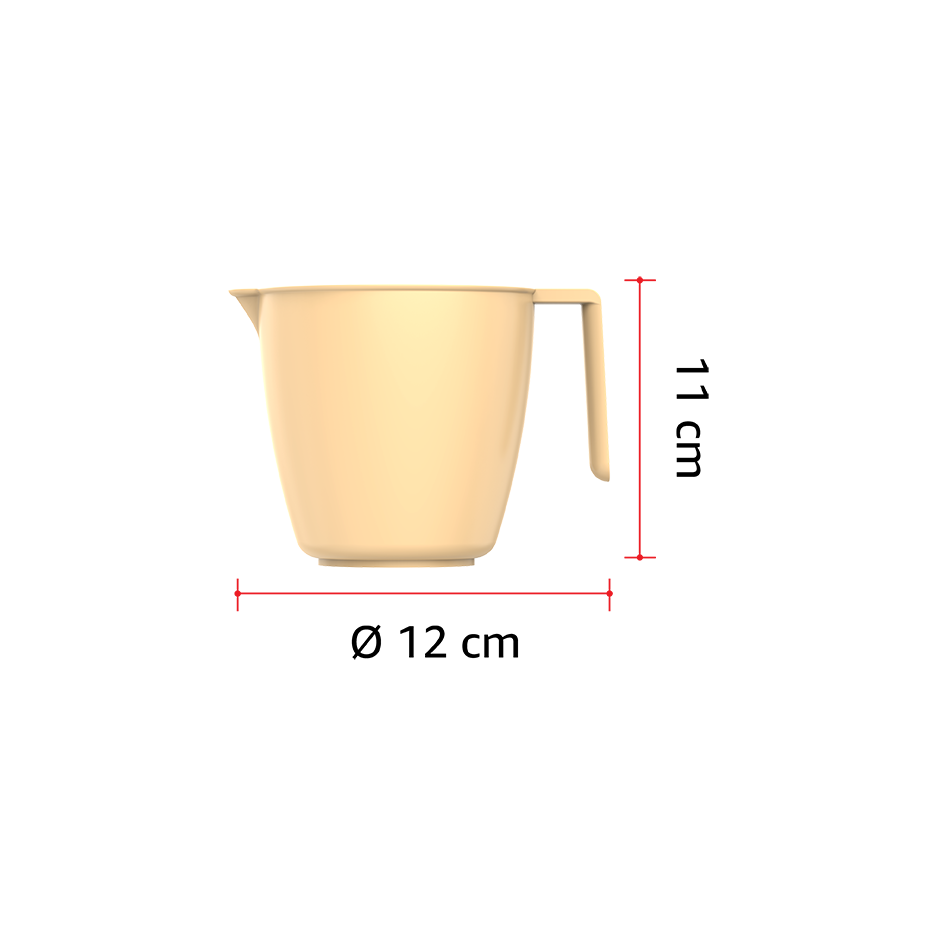 800 ml Plastic Mug - Cosmoplast Kuwait
