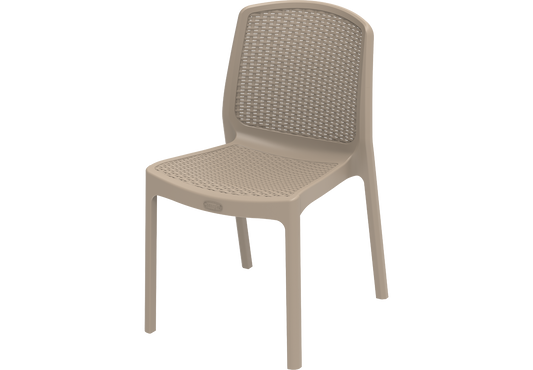 Cedarattan Armless Chair - Cosmoplast Kuwait