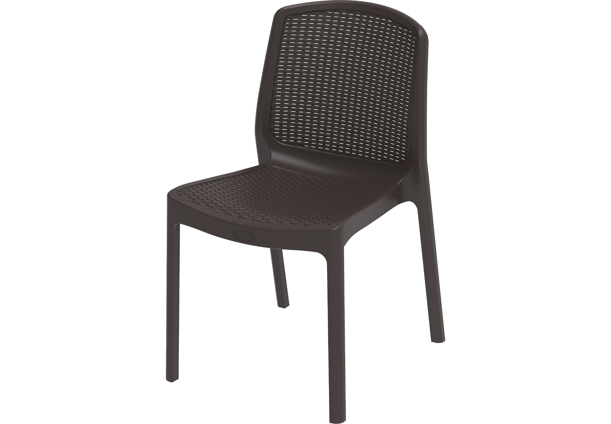 Cedarattan Armless Chair - Cosmoplast Kuwait