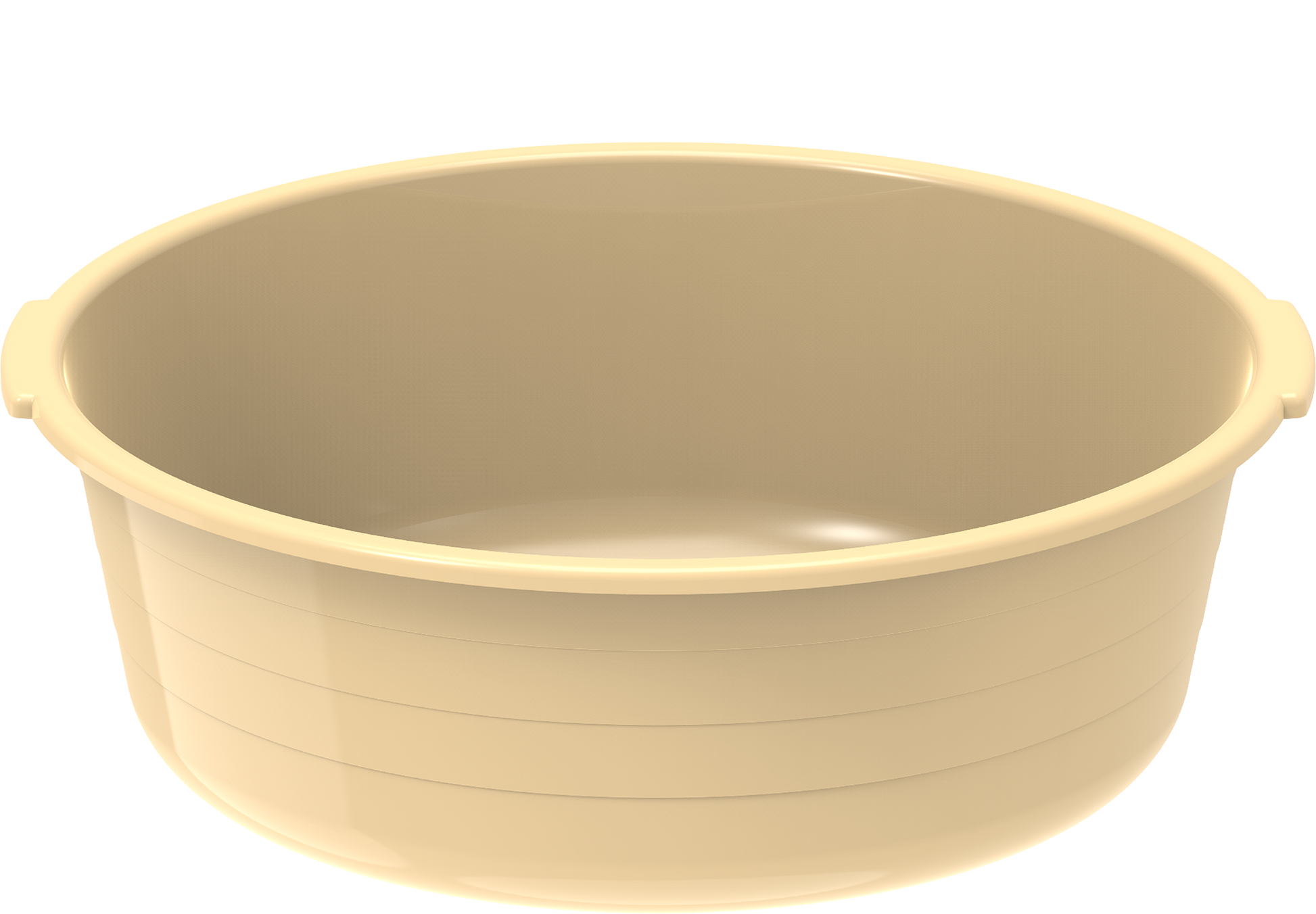 10" Round Plastic Basin Tub 3.5L - Cosmoplast Kuwait