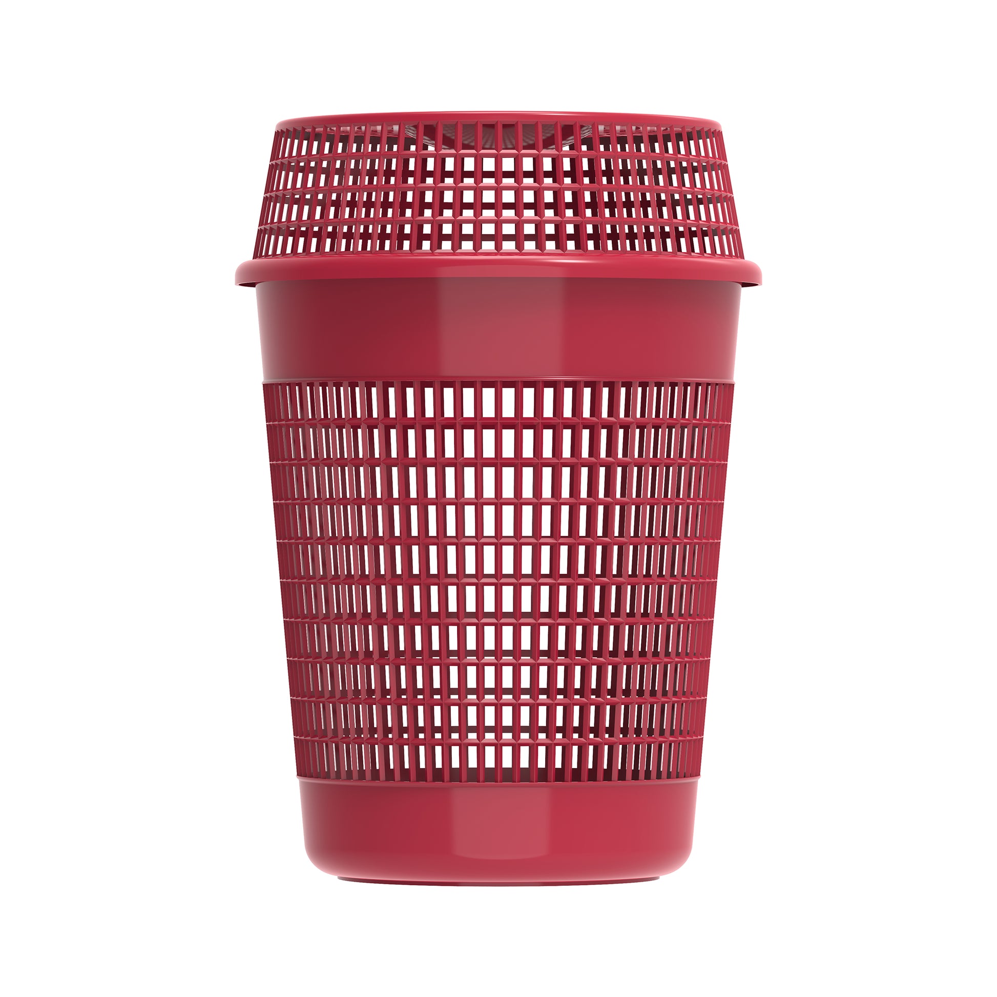 Tall Laundry Basket with Lid from Cosmoplast Kuwait.