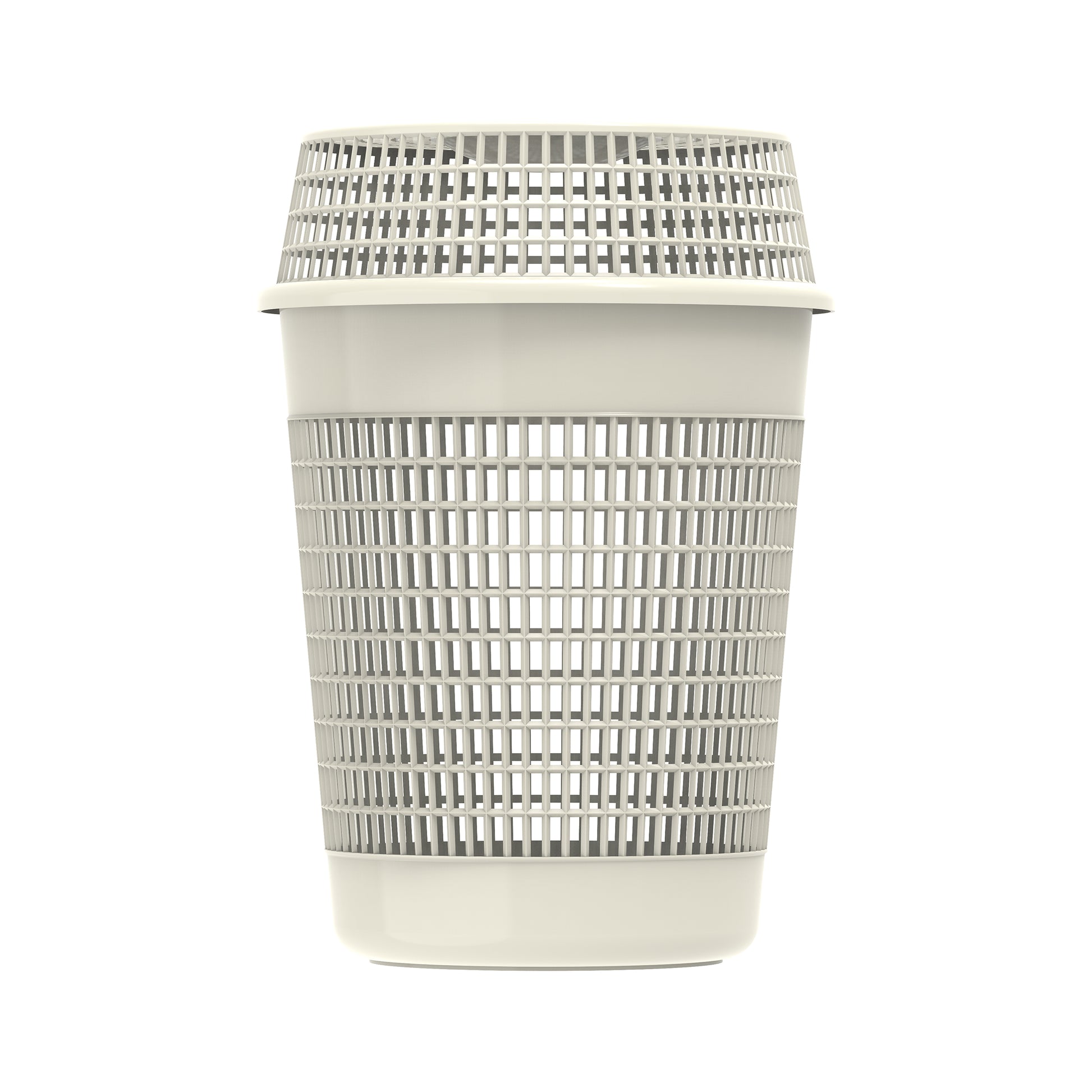 Tall Laundry Basket with Lid from Cosmoplast Kuwait.