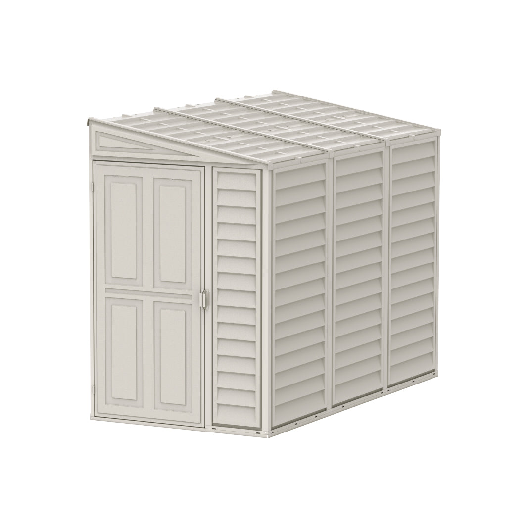 SideMate 4x8ft (241.7x122x187.4 cm) Resin Garden Storage Shed
