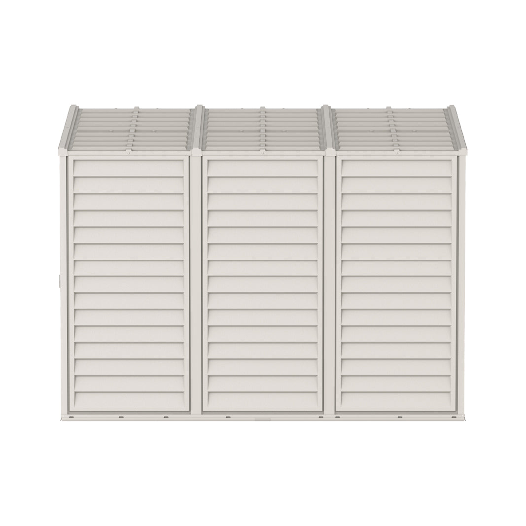 SideMate 4x8ft (241.7x122x187.4 cm) Resin Garden Storage Shed