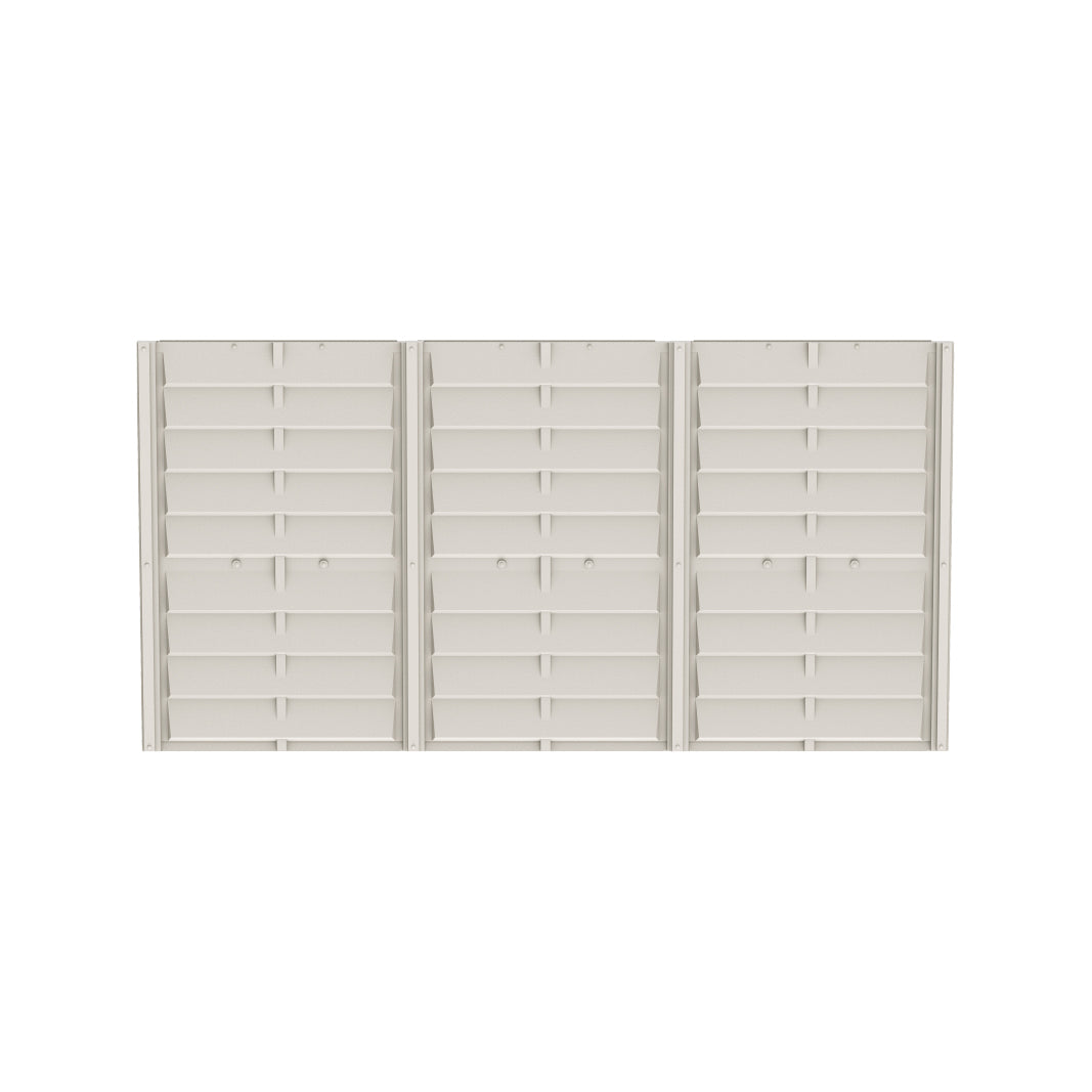 SideMate 4x8ft (241.7x122x187.4 cm) Resin Garden Storage Shed - Cosmoplast Kuwait