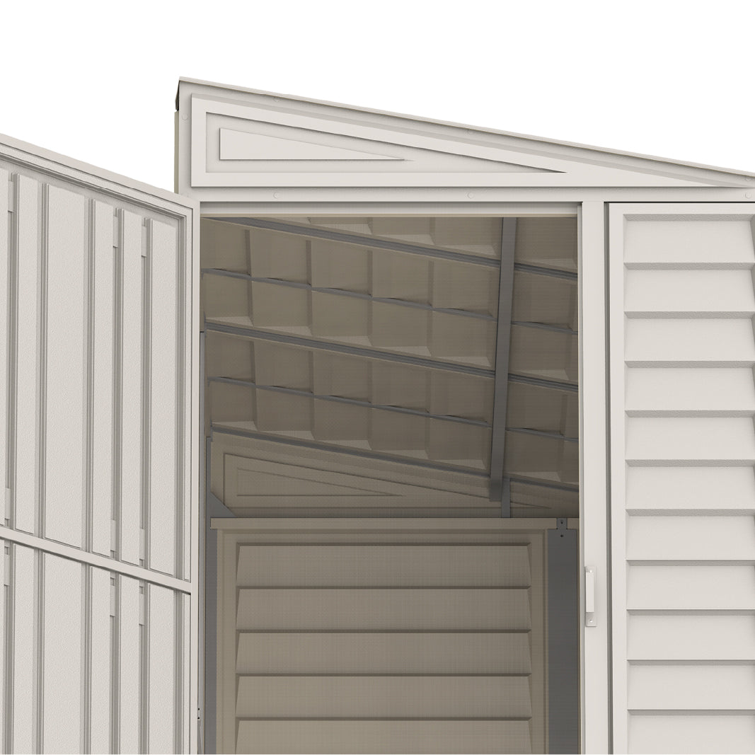 SideMate 4x8ft (241.7x122x187.4 cm) Resin Garden Storage Shed - Cosmoplast Kuwait