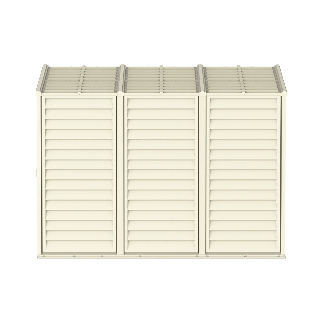 SideMate 4x8ft (241.7x122x187.4 cm) Resin Garden Storage Shed - Cosmoplast Kuwait