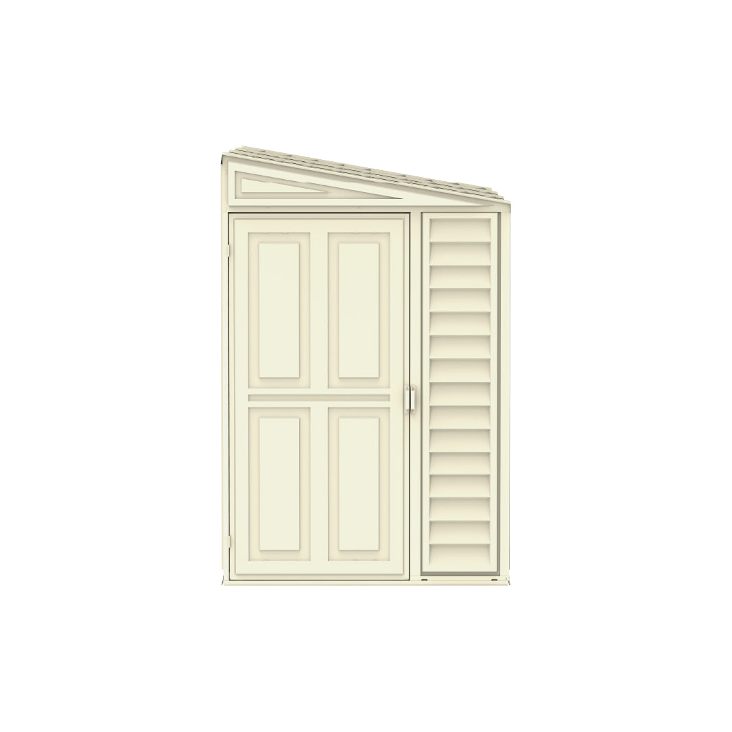SideMate 4x8ft (241.7x122x187.4 cm) Resin Garden Storage Shed - Cosmoplast Kuwait