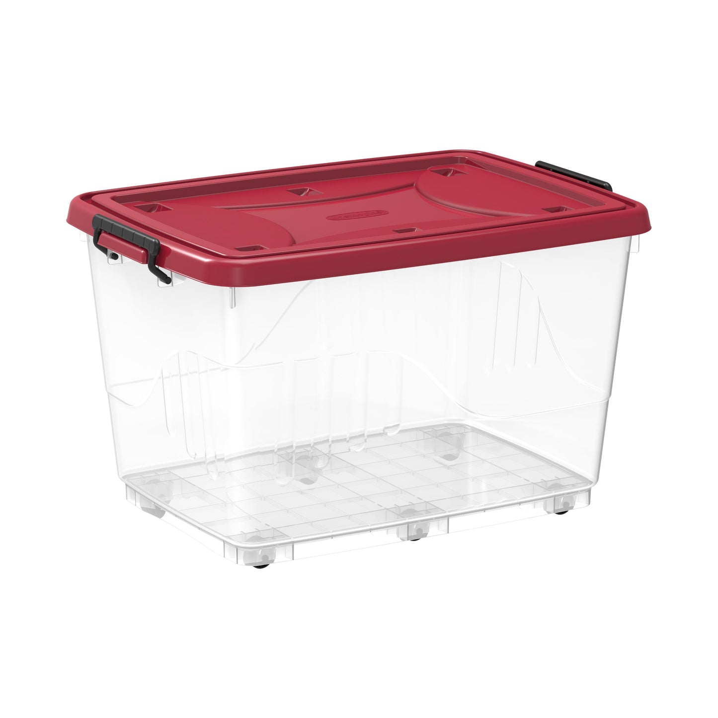 CLEAR PLASTIC STORAGE BOX with Cover