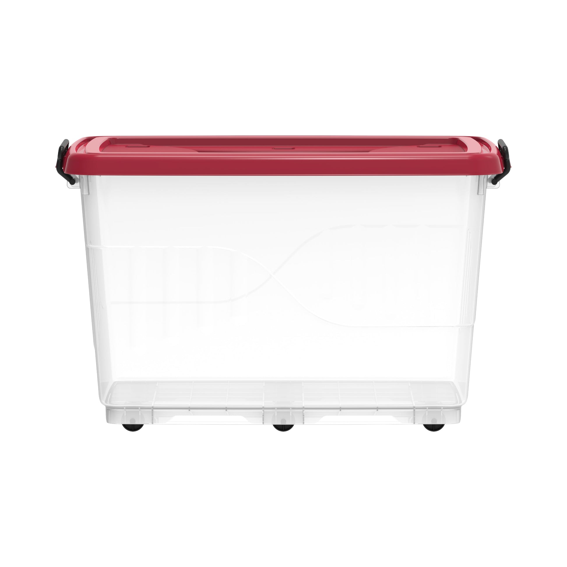 CLEAR PLASTIC STORAGE BOX with Cover