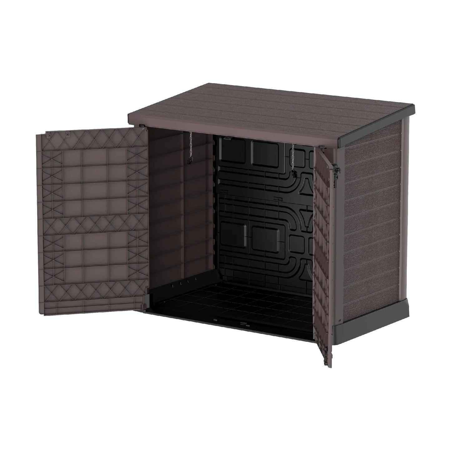 CEDARGRAIN 1200L SMALL STORAGE SHED WITH FLAT LID