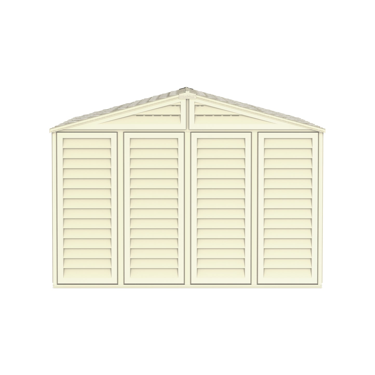 WoodBridge 10.5x13ft (324.8x405xH 233.2 cm) Resin Garden Storage Shed - Cosmoplast Kuwait