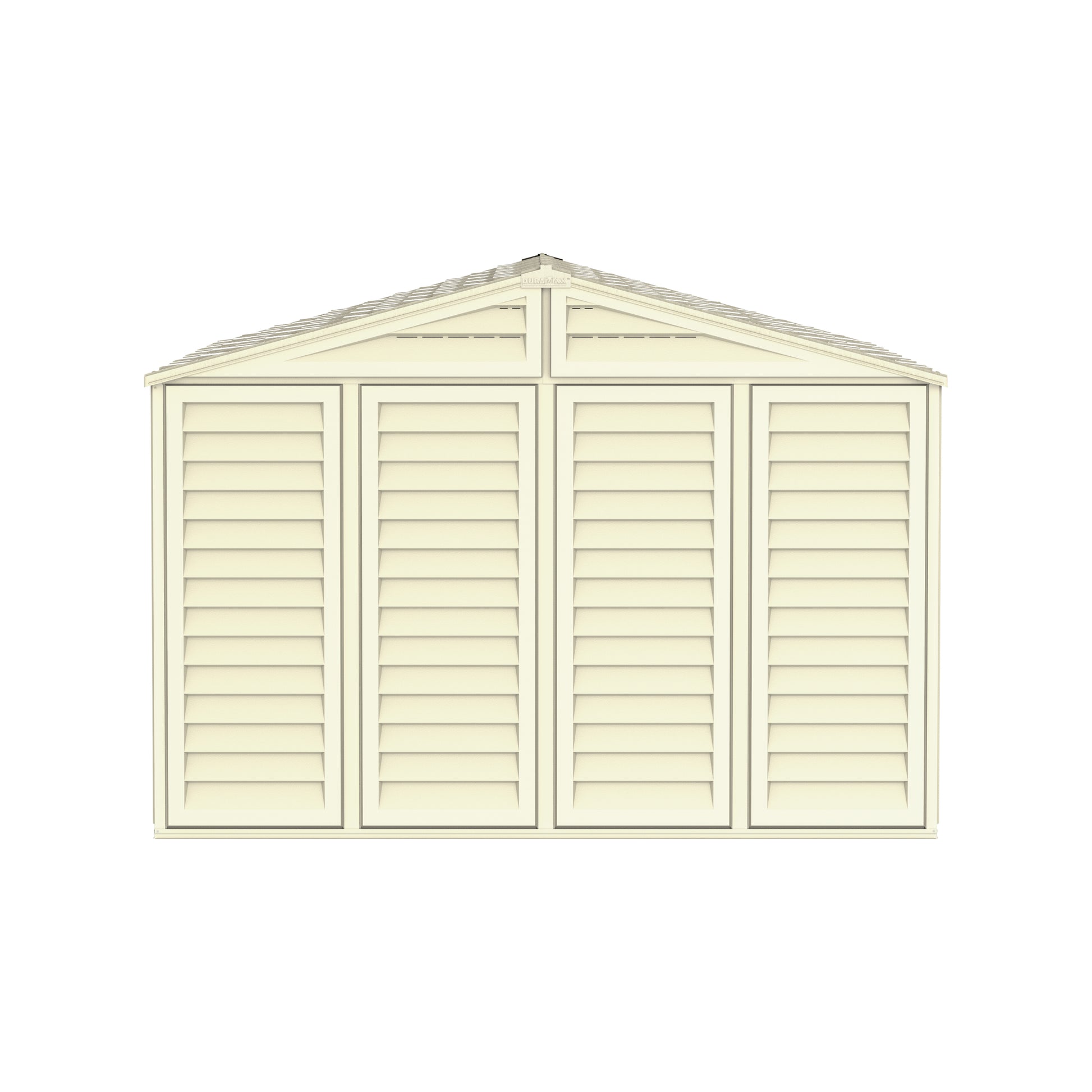 WoodBridge 10.5x13ft (324.8x405xH 233.2 cm) Resin Garden Storage Shed - Cosmoplast Kuwait